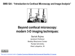 Novel 3-D microscopy techniques - Purdue University Cytometry