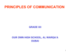 on communications-FOR GRXII