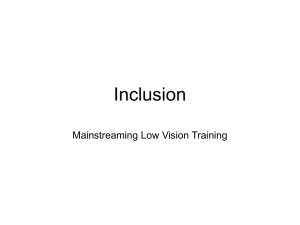 Presentation on Inclusion by Julie Sweetings