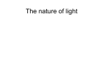 The nature of light - FIU Faculty Websites