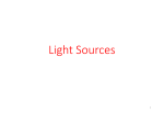 Light Sources