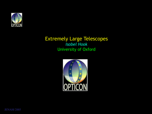 Extremely Large Telescopes