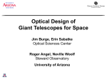 No Slide Title - The University of Arizona College of Optical Sciences