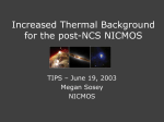 Increased Thermal Background for the post-NCS NICMOS