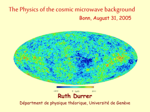 Inhomogeneities in the Universe DESY, 2004