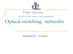 Optical switching networks