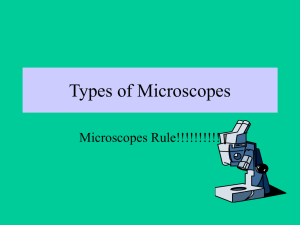 Types of Microscopes