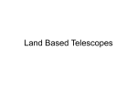 Land Based Telescopes 10-17-12