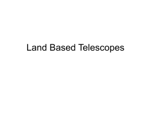 Land Based Telescopes 10-17-12