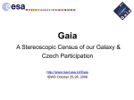 GAIA A Stereoscopic Census of our Galaxy