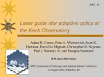 Laser guide star adaptive optics at the Keck Observatory