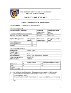 COLLEGE OF SCIENCE