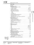 Ruggedized Fiber Optic Connectors Table of Contents