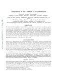 Composition of the Chandra ACIS contaminant