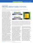 mems deformable mirrors industry perspective AdAptive imAging thomas Bifano