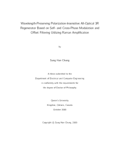 Wavelength-Preserving Polarization-Insensitive All-Optical 3R
