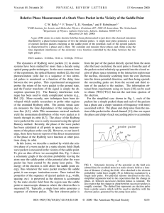 Relative Phase Measurement of a Stark Wave Packet in the...