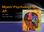Myers Psychology for AP Unit 1 Dowd