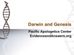 Darwin and Genesis Powerpoint - Wintersburg Presbyterian Church