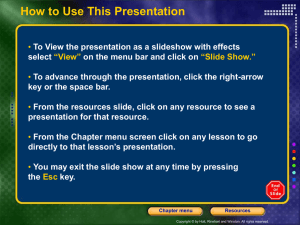 Chapter 13 PowerPoint File