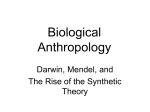 Physical Anthropology the nature of science
