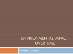 ENVIRONMENTAL IMPACT OVER TIME