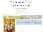 The Scientific Case Against Evolution