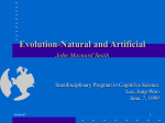Evolution-Natural and Artificial John Maynard Smith