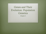 Genes and Their Evolution: Population Genetics