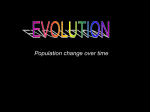 WHAT DOES “EVOLUTION” MEAN?