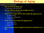 Biology of Aging Presentation for GRCC Chem Club