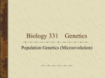 Biology 331 Genetics