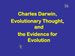 II. Charles Darwin and the Theory of Evolution