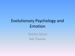 Evolutionary Psychology and Emotion
