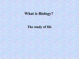 What is Biology? - Winona State University