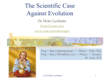 The Scientific Case Against Evolution