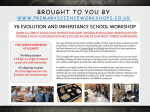 evolution presentation - PRIMARY SCIENCE WORKSHOPS