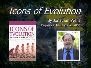 Wells, Icons of Evolution