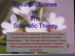Creation Myths vs. The Scientific Theory
