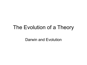 The Evolution of a Theory