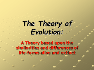 evolution theory