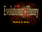Ch. 14 Evolutionary Theory