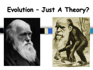 Evolution – Just A Theory?