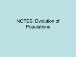 Evolution #2 - Mr. Eeds Biology