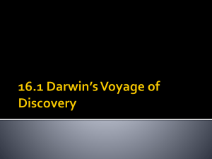 16.1 Darwin`s Voyage of Discovery - OG