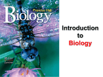 Introduction To Biology PowerPoint