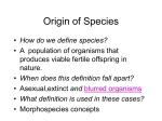 Origin of Species - BronxPrepAPBiology