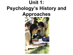 Prescientific Psychology