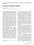 The Ultimate Tragedy of Commons Comments CHARLES E. KAY
