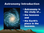 Astronomy - Mr. Bryant